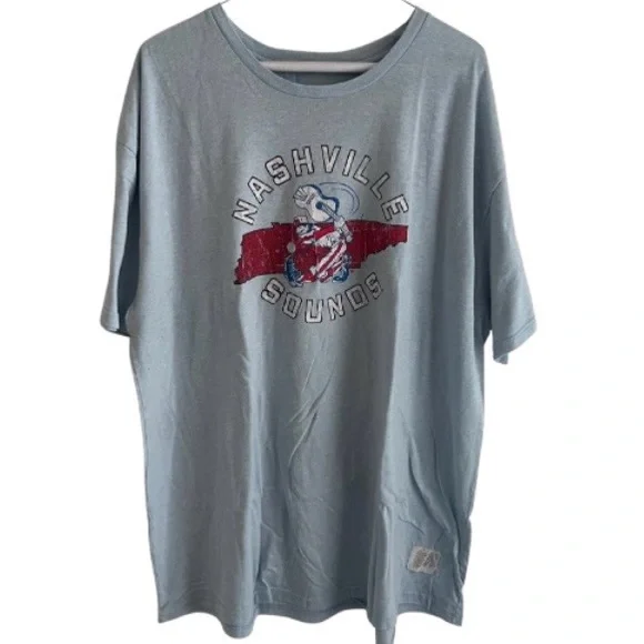 Nashville Sounds Retro Brand Tee | Vintage Style Baseball Shirt ⚾️ - Picture 1 of 2